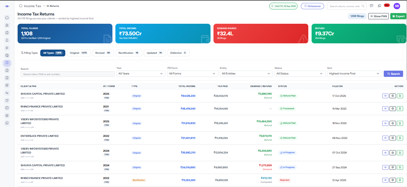 TDS Dashboard